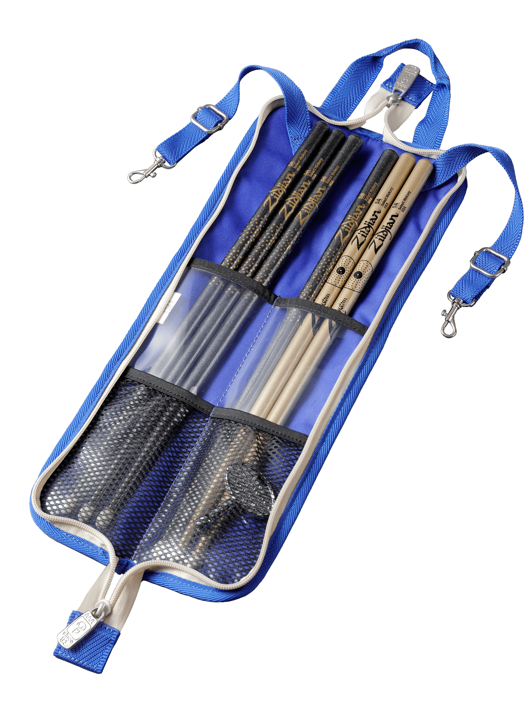 3ペアスティックバッグ ブルー | ドラム・電子ドラムケース 3ペアスティックバッグ ブルー | ドラム・電子ドラムケース